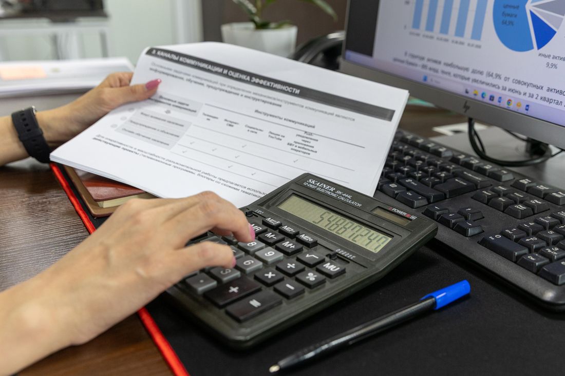Review of financial documents and data